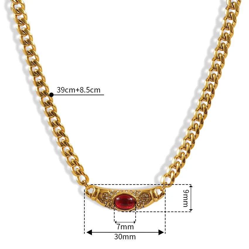 Collier Médiéval Cristal