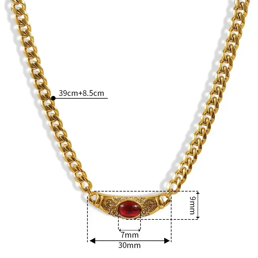 Collier Médiéval Cristal