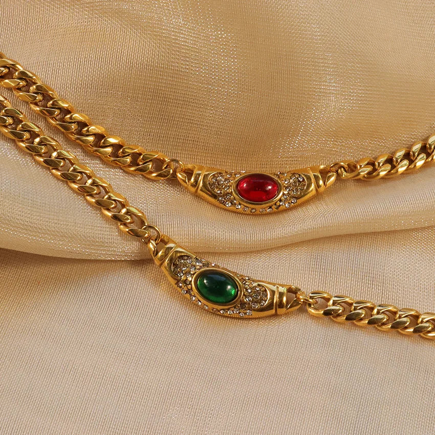 Collier Médiéval Cristal