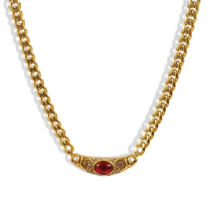 Collier Médiéval Cristal