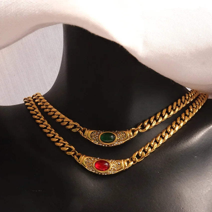 Collier Médiéval Cristal